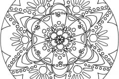 Mandala a colorier gratuit a imprimer 20